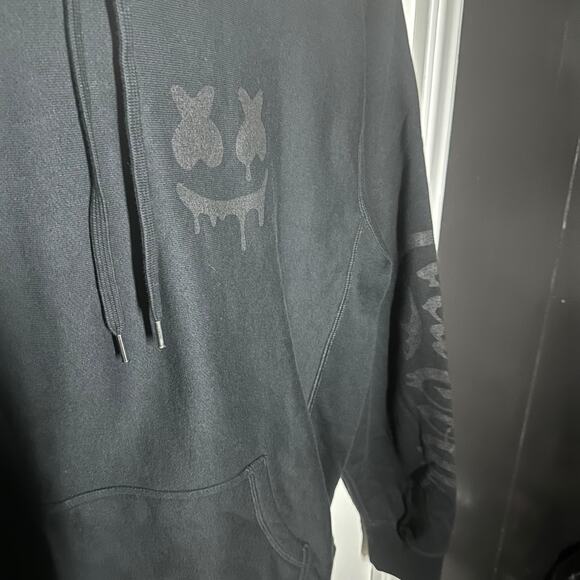 Marshmello x Coca Cola Collab Black Hoodie Sweatshirt Size XL - Picture 3 of 10